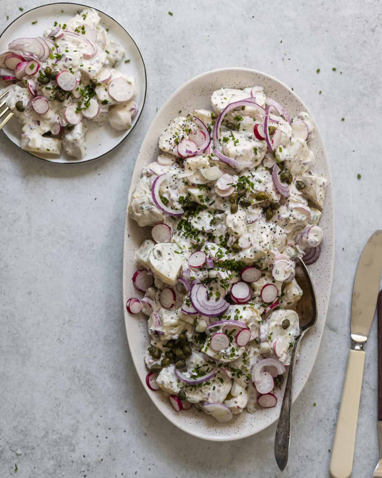 Kartoffelsalat Hjemmelavet Kold Kartoffelsalat Opskrift