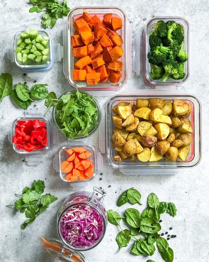 foodprep vinter grøntsager i bokse