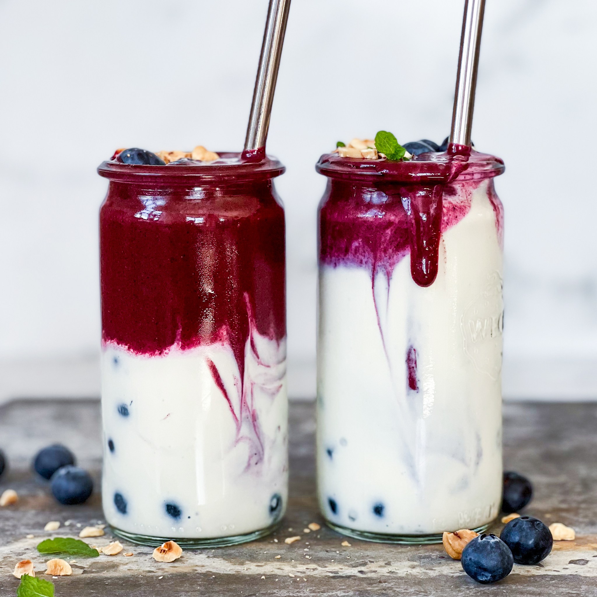 Blåbærsmoothie