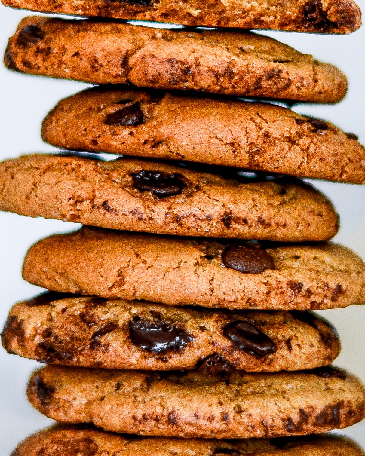 de bedste veganske chocolate chip cookies