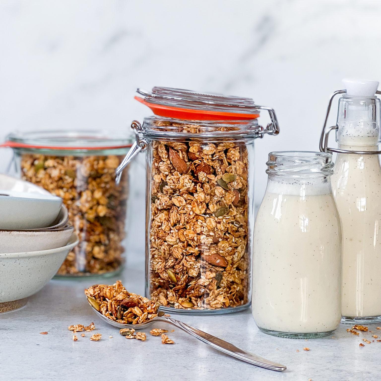 Min bedste granola opskrift Sprød, sund müsli ristet i ovn