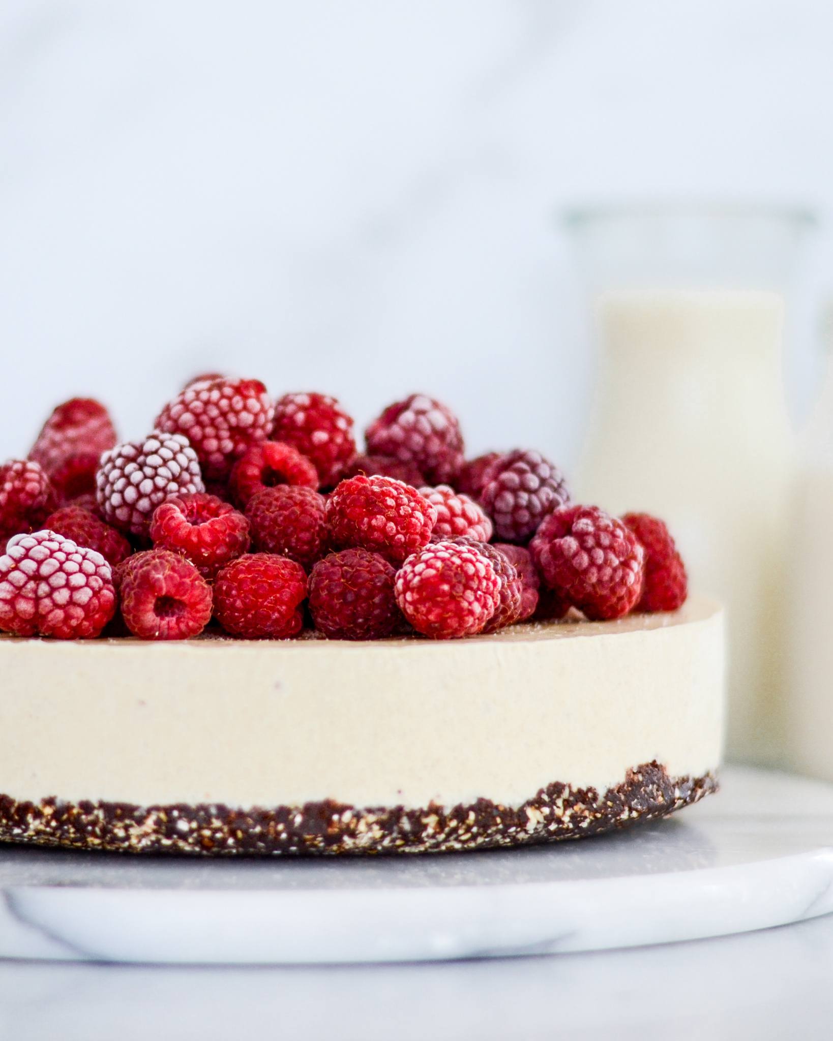Mountaineer Lingvistik hulkende Vegansk Cheesecake - Opskrift på rawcake med vanilje HER