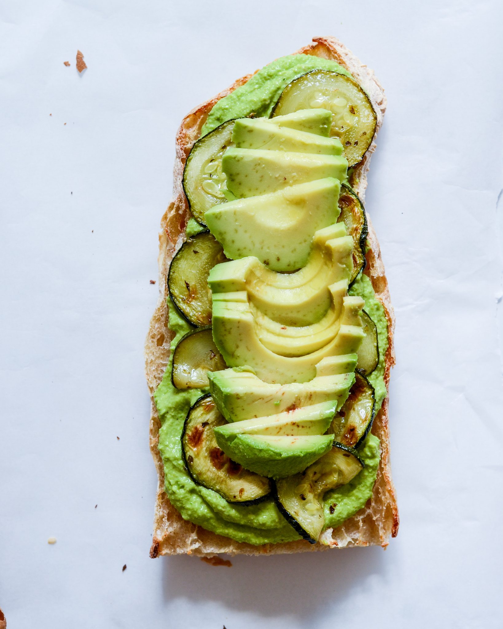 grøn vegetar sandwich avocado