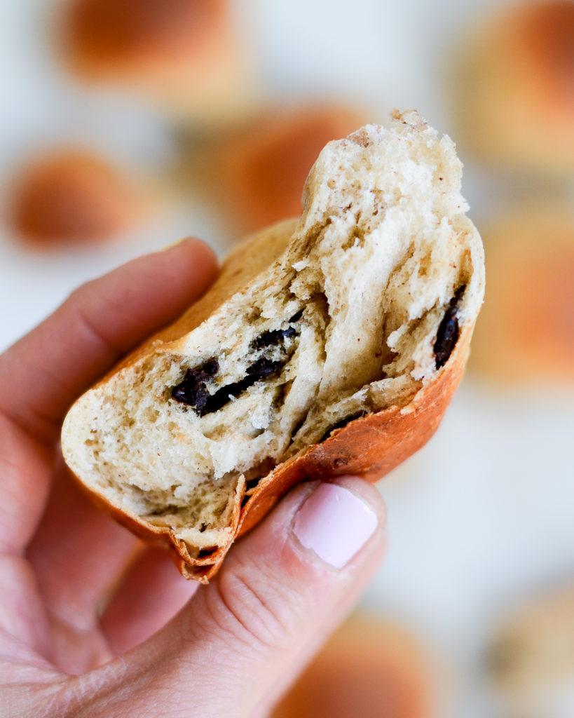 luftige veganske chokoladeboller