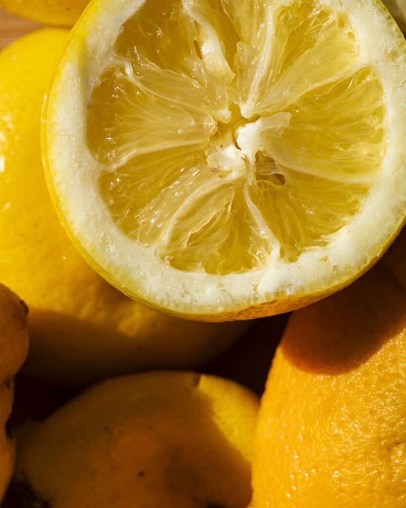 close up citron