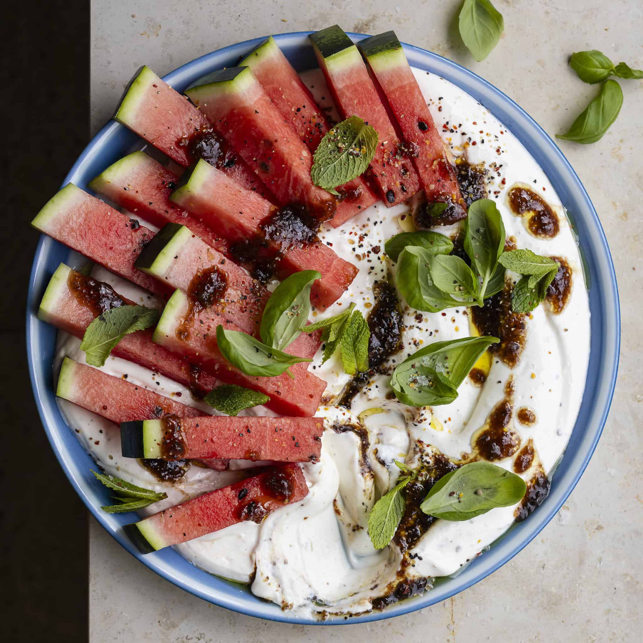Fetadip med hytteost