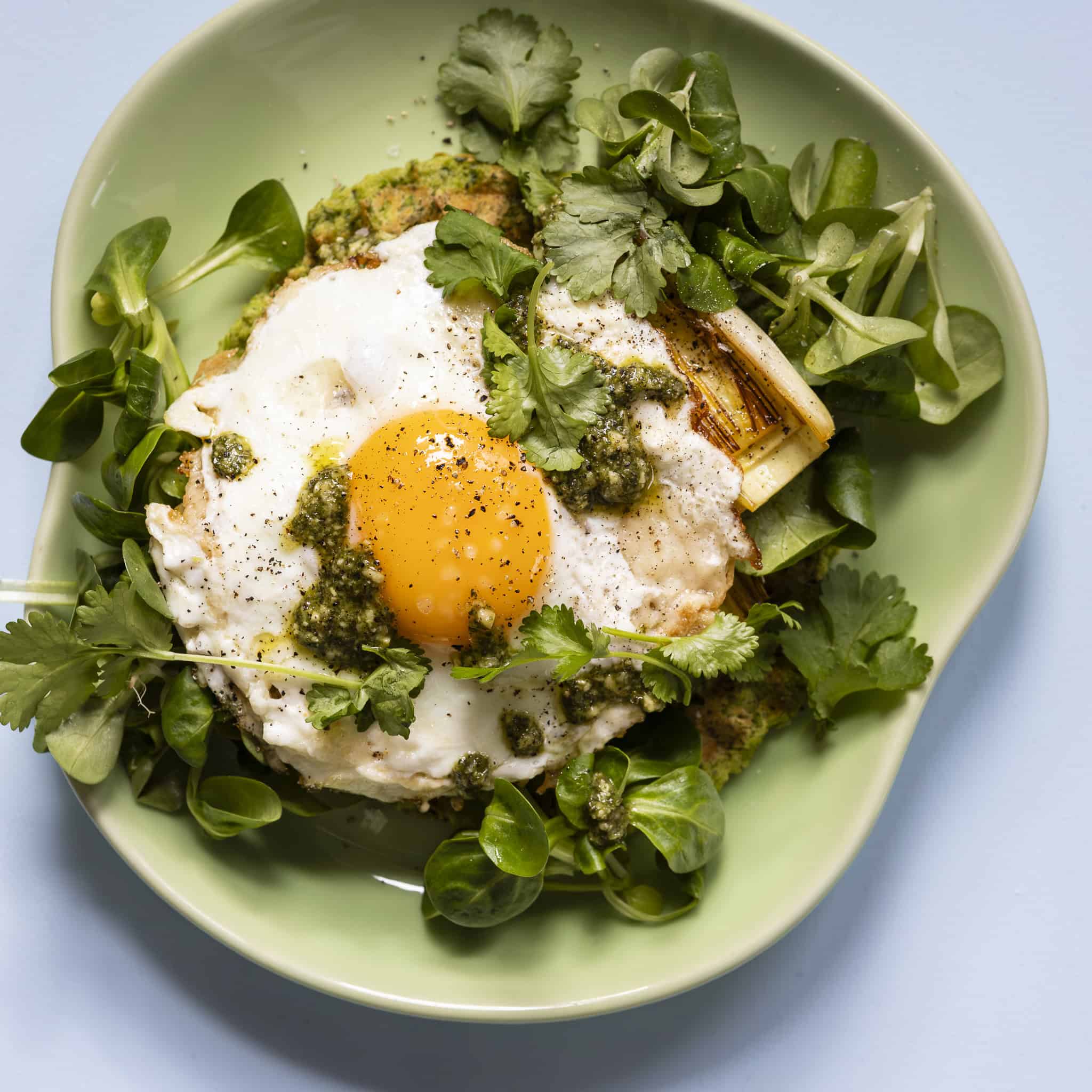 Spejlæg med parmesan