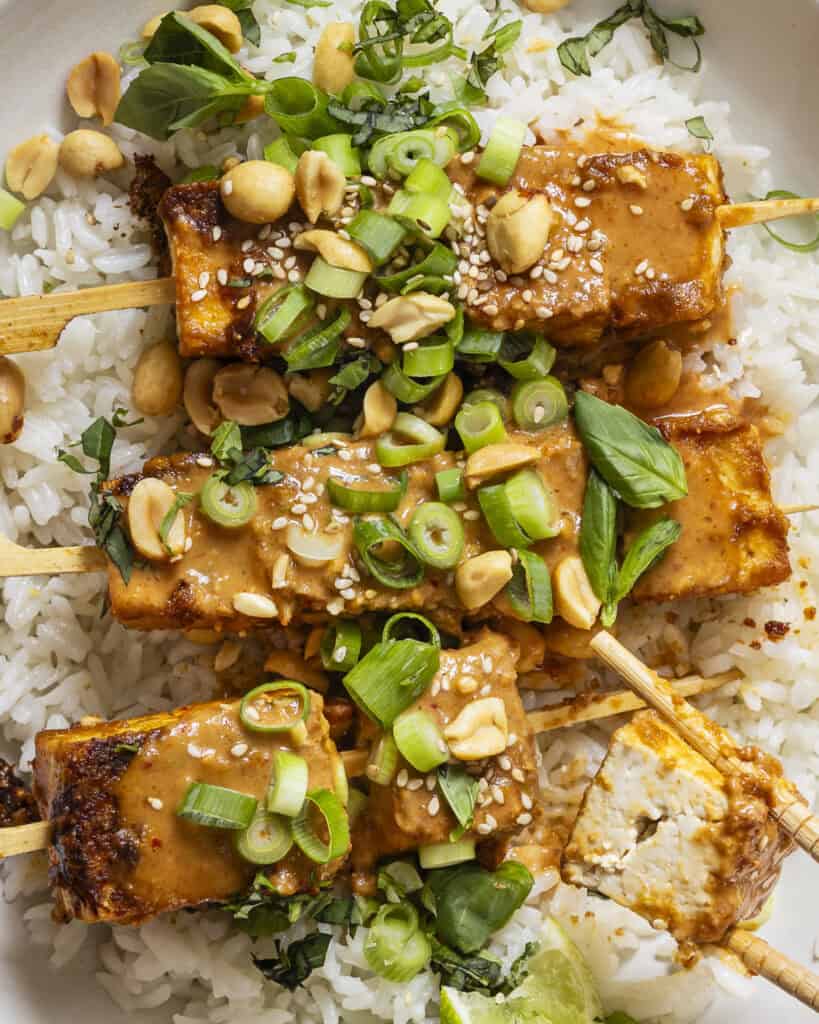 peanut stegt tofu