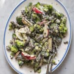 vegetarisk broccolisalat opskrift