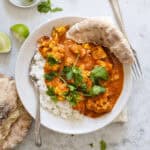 tikka masala opskrift med blomkål og tofu