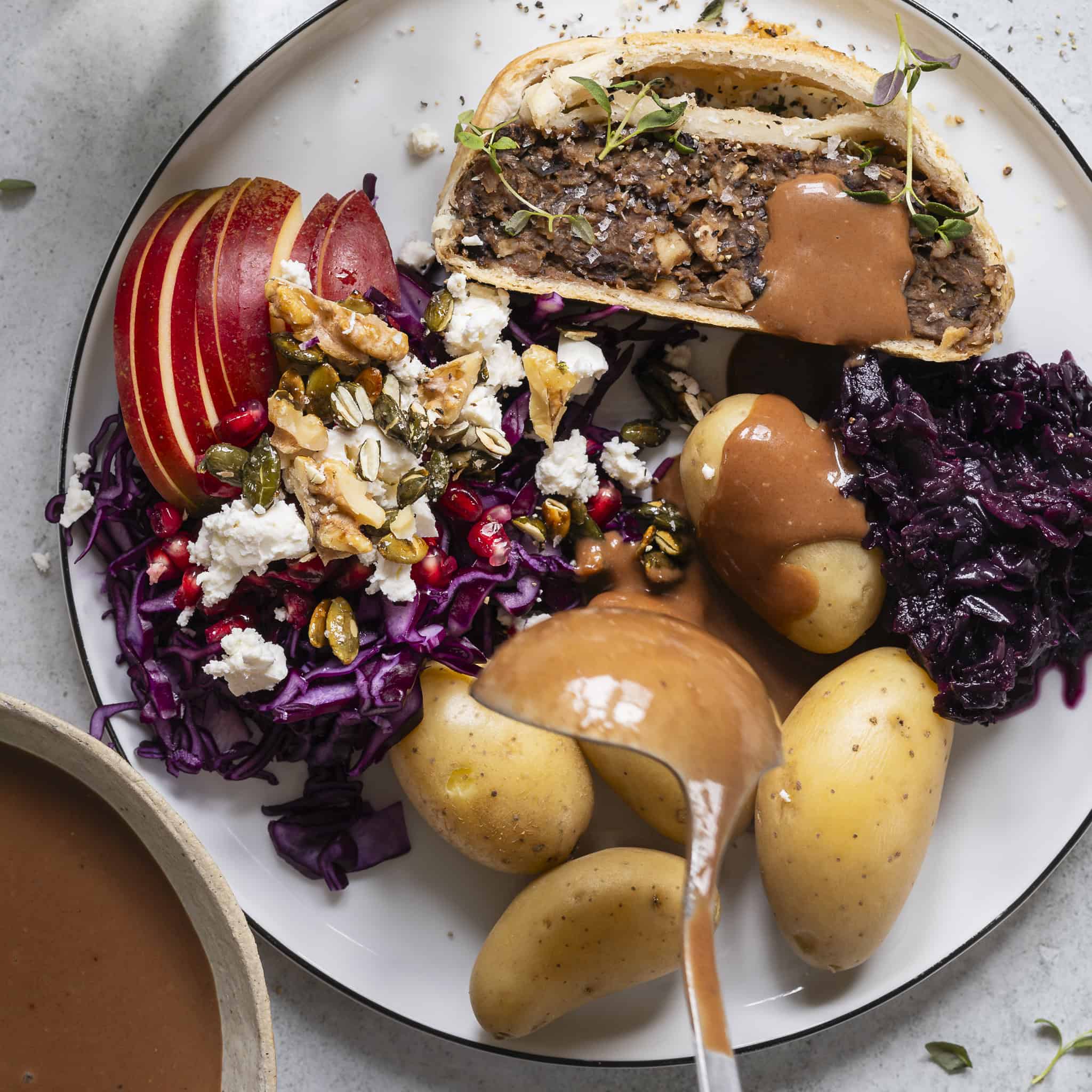 Vegetarisk brun sovs - Smagfuld julesauce