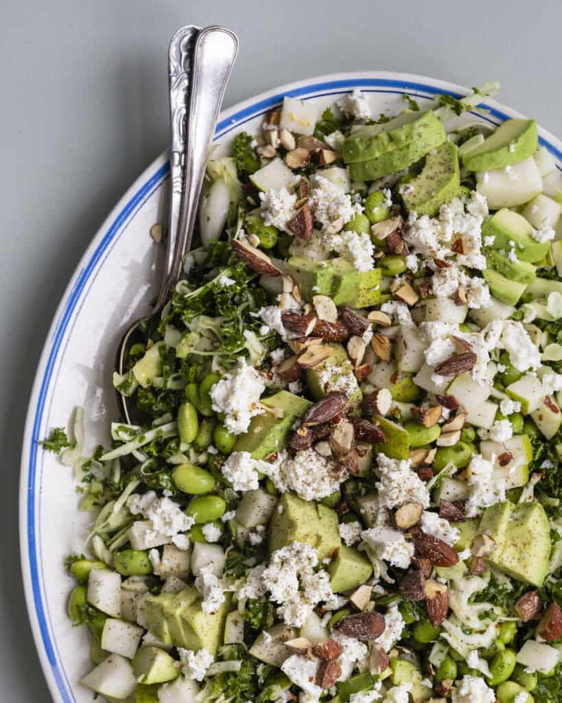 salat med grønkål og feta