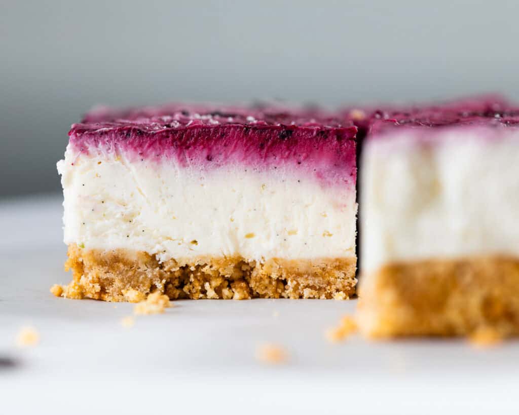cheesecake med bærkompot uden husblas