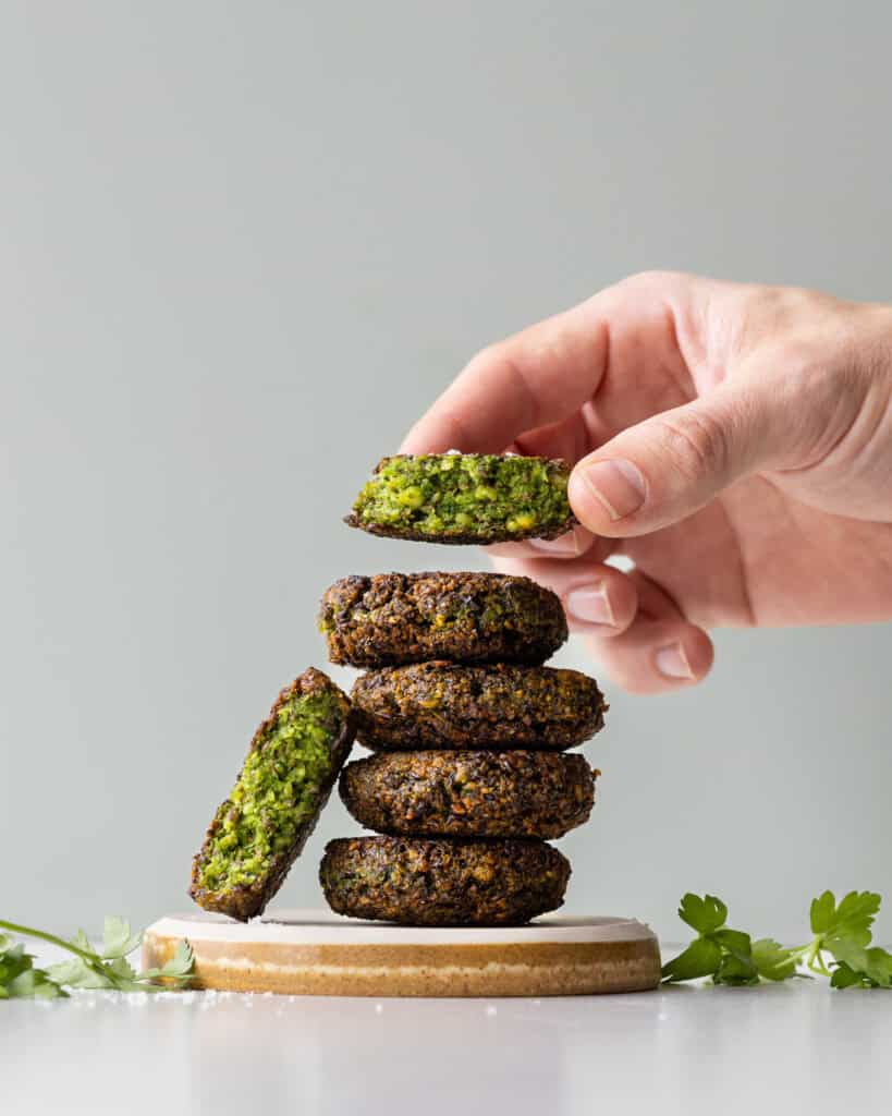 nordiske falafler på panden