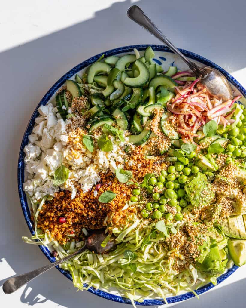 spidskålssalat med feta