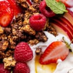 surdejs granola med chokolade
