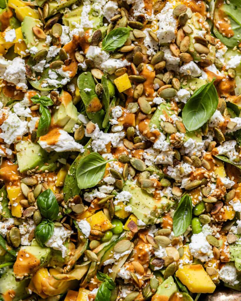 salat med mango og feta