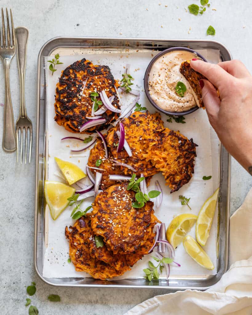 vegetariske gulerodsdeller