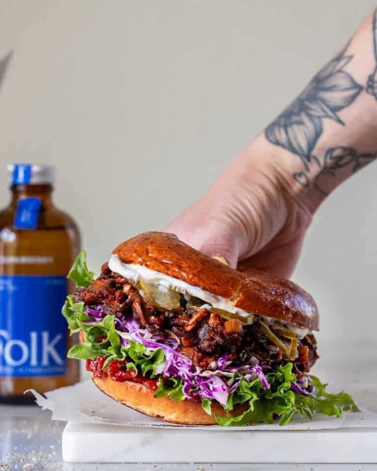 pulled portobello