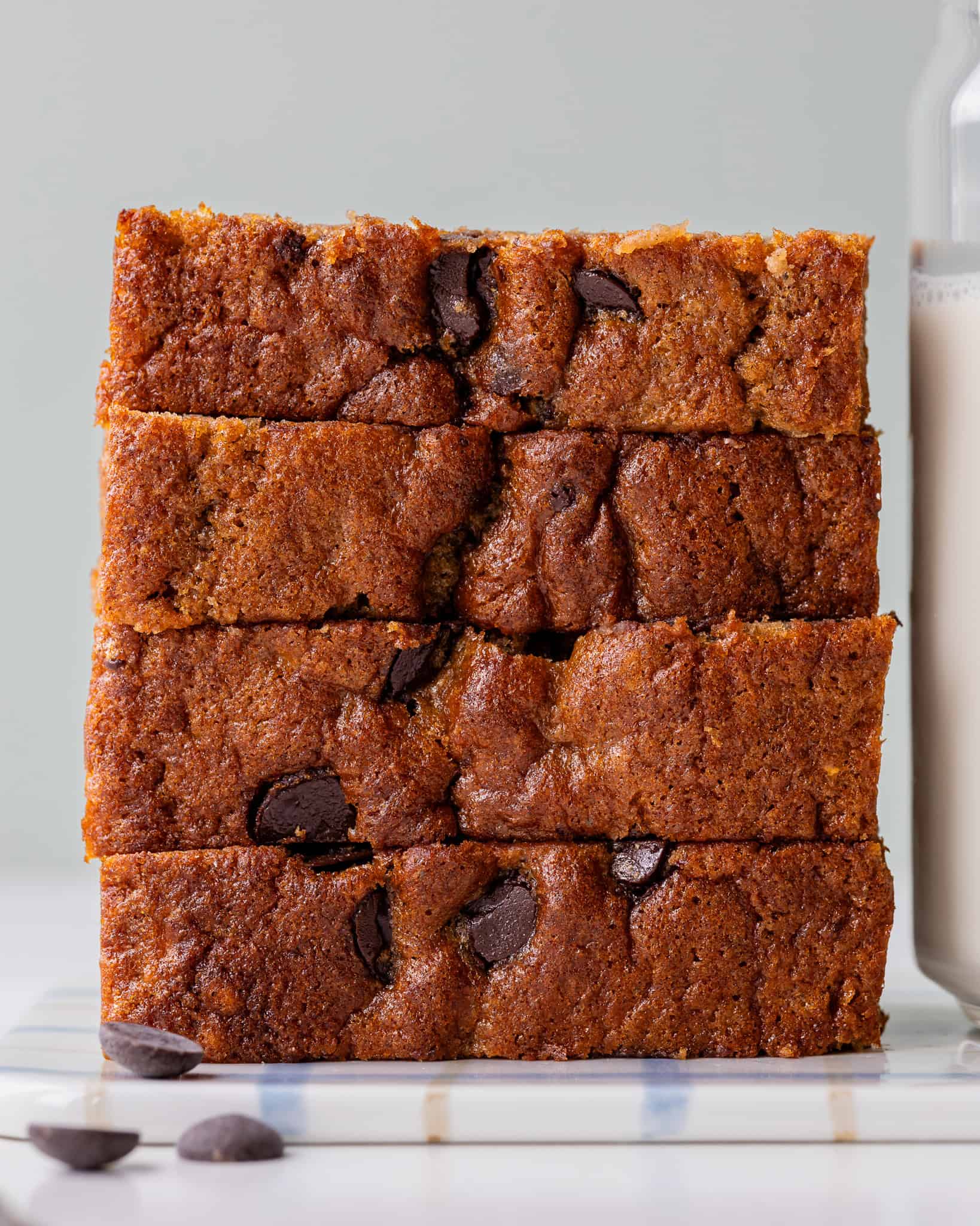 Bananbrød med chokolade