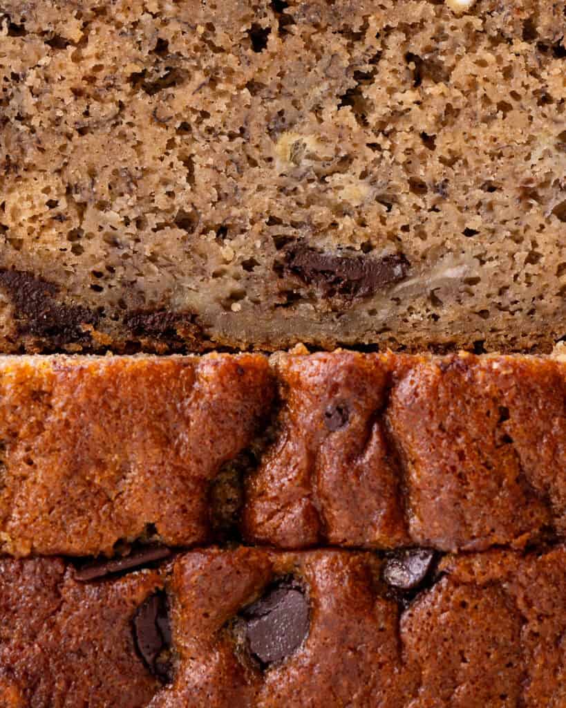 bananbrød med chokolade