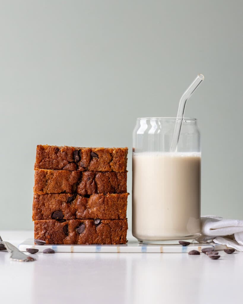 bananbrød med chokolade