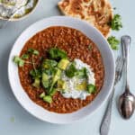 opskrift dhal med aubergine
