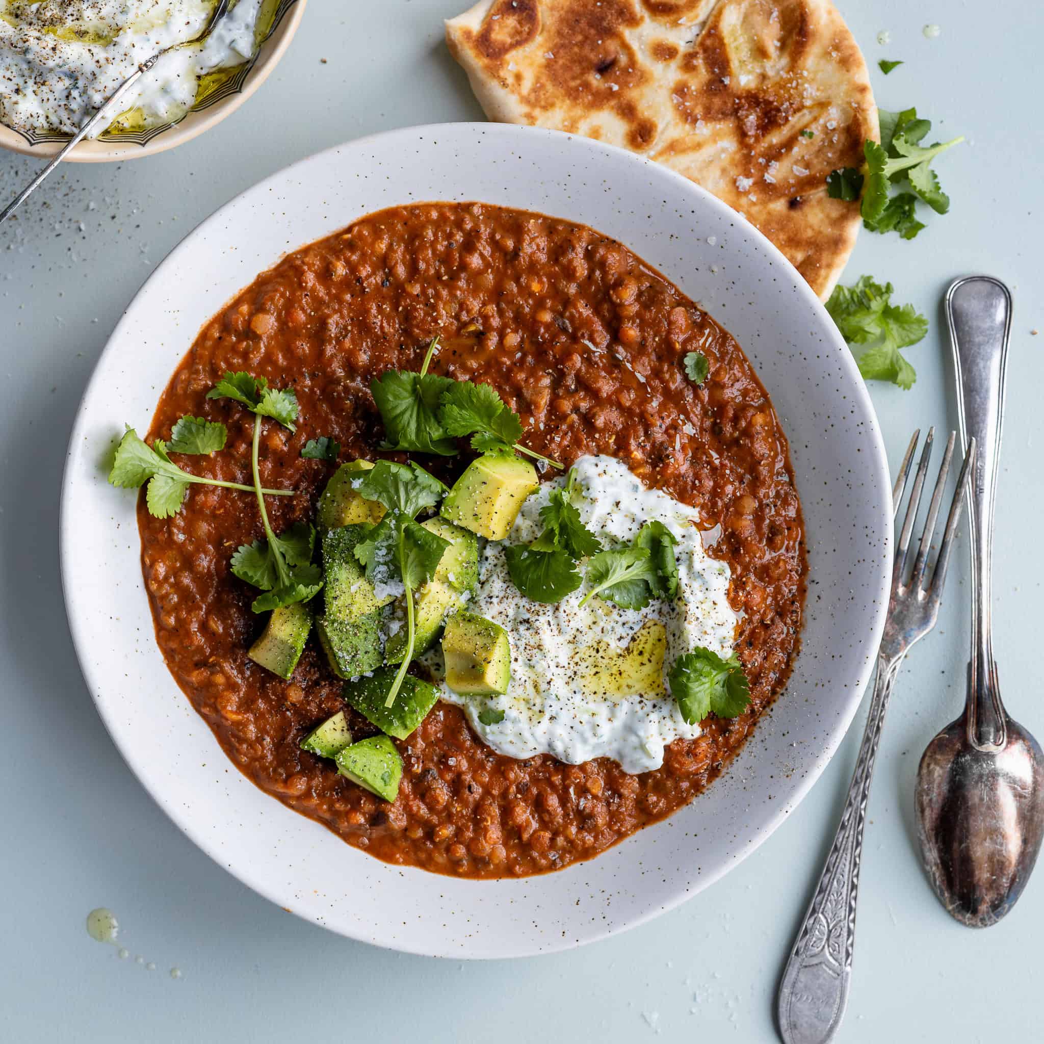 Dhal med aubergine