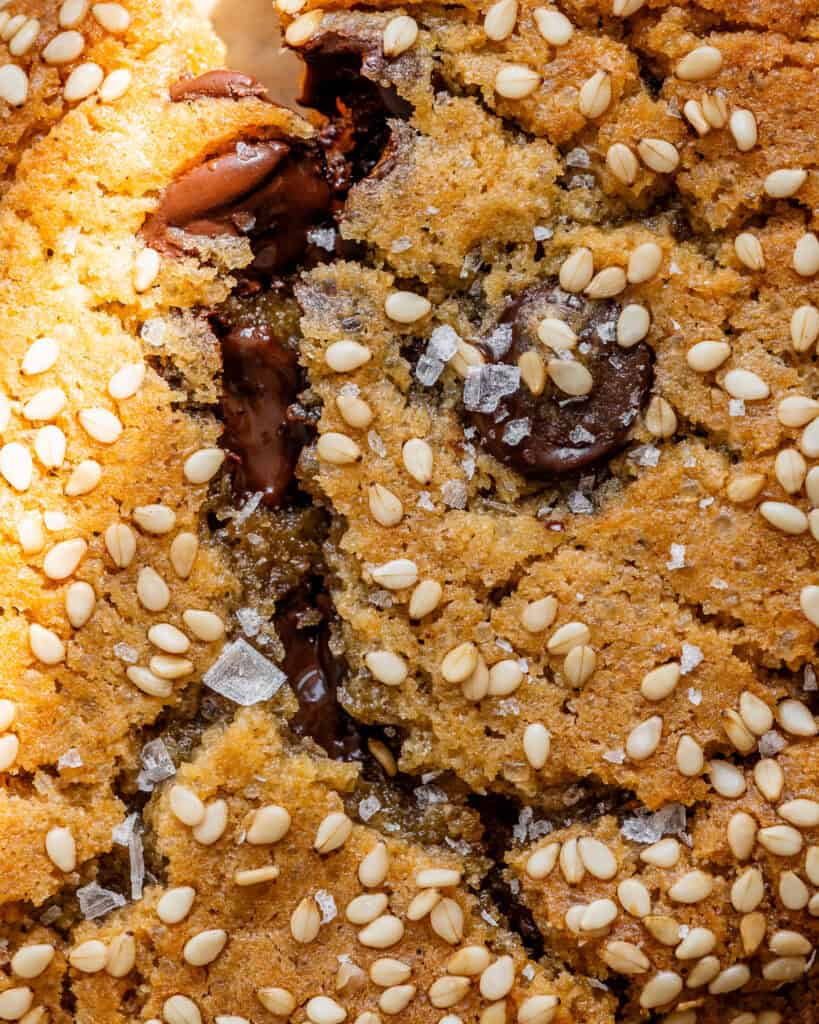close up miso cookies