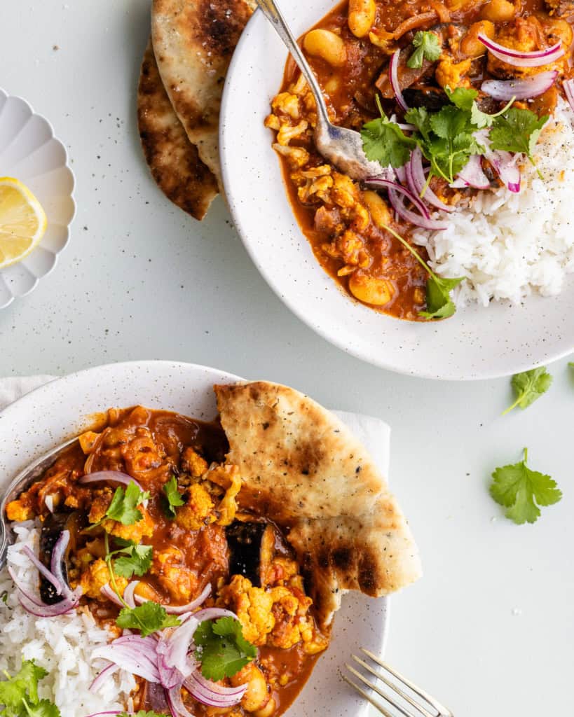 vegetarisk butter chicken mws butterbeans